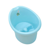 Infant Bath Bucket Portable Baby Bath Tub for Boys and Girls Infants Newborn Blue