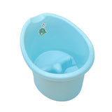 Infant Bath Bucket Portable Baby Bath Tub for Boys and Girls Infants Newborn Blue