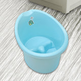 Infant Bath Bucket Portable Baby Bath Tub for Boys and Girls Infants Newborn Blue