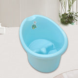 Infant Bath Bucket Portable Baby Bath Tub for Boys and Girls Infants Newborn Blue