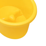 Infant Bath Bucket Portable Baby Bath Tub for Boys and Girls Infants Newborn Yellow