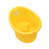 Infant Bath Bucket Portable Baby Bath Tub for Boys and Girls Infants Newborn Yellow