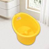 Infant Bath Bucket Portable Baby Bath Tub for Boys and Girls Infants Newborn Yellow