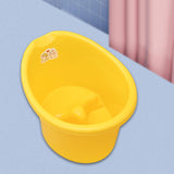 Infant Bath Bucket Portable Baby Bath Tub for Boys and Girls Infants Newborn Yellow