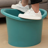 Infant Bath Bucket Portable Baby Bath Tub for Boys and Girls Infants Newborn Dark Green