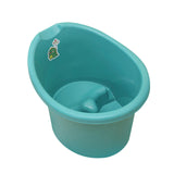 Infant Bath Bucket Portable Baby Bath Tub for Boys and Girls Infants Newborn Dark Green