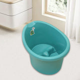 Infant Bath Bucket Portable Baby Bath Tub for Boys and Girls Infants Newborn Dark Green