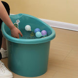 Infant Bath Bucket Portable Baby Bath Tub for Boys and Girls Infants Newborn Dark Green