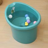 Infant Bath Bucket Portable Baby Bath Tub for Boys and Girls Infants Newborn Dark Green