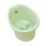 Infant Bath Bucket Portable Baby Bath Tub for Boys and Girls Infants Newborn Light Green