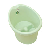 Infant Bath Bucket Portable Baby Bath Tub for Boys and Girls Infants Newborn Light Green