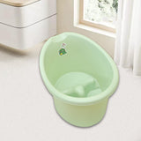 Infant Bath Bucket Portable Baby Bath Tub for Boys and Girls Infants Newborn Light Green