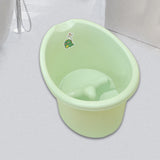 Infant Bath Bucket Portable Baby Bath Tub for Boys and Girls Infants Newborn Light Green