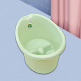 Infant Bath Bucket Portable Baby Bath Tub for Boys and Girls Infants Newborn Light Green