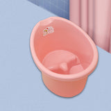 Infant Bath Bucket Portable Baby Bath Tub for Boys and Girls Infants Newborn Pink