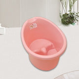 Infant Bath Bucket Portable Baby Bath Tub for Boys and Girls Infants Newborn Pink