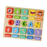 Puzzle Game Practicing Sensory Toy Practical Matching Blocks Montessori Toy Organ