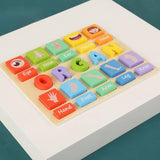 Puzzle Game Practicing Sensory Toy Practical Matching Blocks Montessori Toy Organ