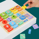 Puzzle Game Practicing Sensory Toy Practical Matching Blocks Montessori Toy Organ