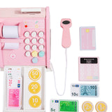 Cash Register Toy Scan Machine and Credit Card for Children Age 3 4 5 6 Years Old