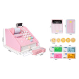 Cash Register Toy Scan Machine and Credit Card for Children Age 3 4 5 6 Years Old