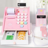 Cash Register Toy Scan Machine and Credit Card for Children Age 3 4 5 6 Years Old