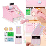 Cash Register Toy Scan Machine and Credit Card for Children Age 3 4 5 6 Years Old