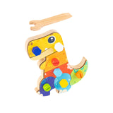 Dinosaur Screwdriver Board Set Montessori Toys for Children 3 4 5 6 Year Old Style A