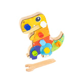 Dinosaur Screwdriver Board Set Montessori Toys for Children 3 4 5 6 Year Old Style A