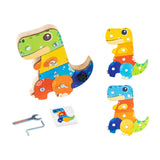 Dinosaur Screwdriver Board Set Montessori Toys for Children 3 4 5 6 Year Old Style D