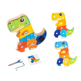 Dinosaur Screwdriver Board Set Montessori Toys for Children 3 4 5 6 Year Old Style D