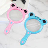 Kids Magnifier Cartoon Cartoon Magnifying Glass for Models Newspapers Photos Blue