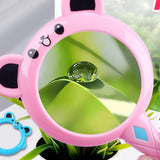 Kids Magnifier Cartoon Cartoon Magnifying Glass for Models Newspapers Photos Blue