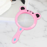 Kids Magnifier Cartoon Cartoon Magnifying Glass for Models Newspapers Photos Pink