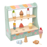 Wood Ice Cream Toy Set Gifts Montessori for Kindergarten Preschool Household