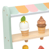 Wood Ice Cream Toy Set Gifts Montessori for Kindergarten Preschool Household