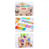 Educational Toy Sorting Education Wooden Sensory Toy for Birthday Girls Boys