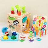 Educational Toy Sorting Education Wooden Sensory Toy for Birthday Girls Boys