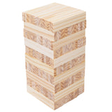 100Pcs Tower Block Wooden DIY Crafts Tumbling Towers for Outdoor Party Indoor