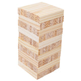 100Pcs Tower Block Wooden DIY Crafts Tumbling Towers for Outdoor Party Indoor