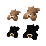 Realistic Bear Stuffed Animal Home Decorative for Children Adults Girls Boys Brown 35cm