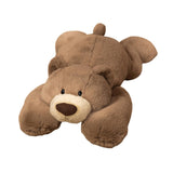 Realistic Bear Stuffed Animal Home Decorative for Children Adults Girls Boys Brown 35cm