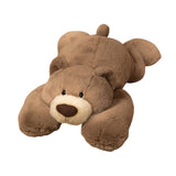 Realistic Bear Stuffed Animal Home Decorative for Children Adults Girls Boys Brown 35cm