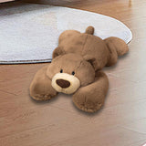 Realistic Bear Stuffed Animal Home Decorative for Children Adults Girls Boys Brown 35cm