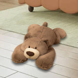 Realistic Bear Stuffed Animal Home Decorative for Children Adults Girls Boys Brown 35cm