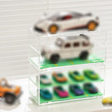 Model Car Storage Case Dustproof Unique Gift Transparent Stackable Container double layer