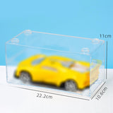 Model Car Storage Case Dustproof Unique Gift Transparent Stackable Container single layer