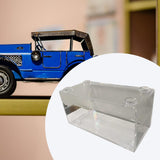 Model Car Storage Case Dustproof Unique Gift Transparent Stackable Container single layer