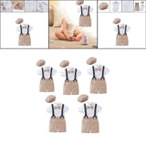 Summer Baby Boy Gentleman Suit Baby Boy Bow Tie for Home Birthday Daily Wear Height 52 to 59cm