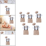 Summer Baby Boy Gentleman Suit Baby Boy Bow Tie for Home Birthday Daily Wear Height 52 to 59cm